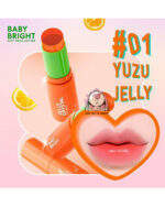 BABY BRIGHT JELLY CRYSTAL LIP BALM YUZU 01 - Image 2