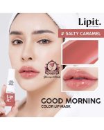 LIPIT GOOD MORNING COLOR LIP MASK 02 SALTY CARAMEL - Image 2