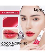 LIPIT GOOD MORNING COLOR LIP MASK 03 POMGRANATE - Image 2