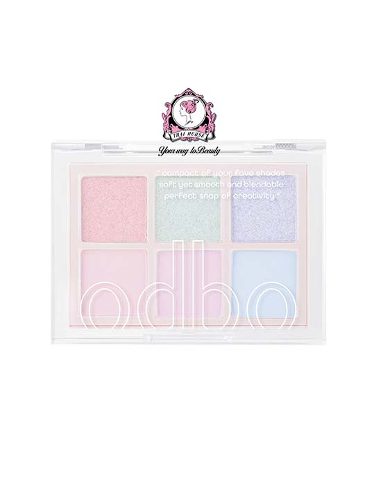 8858910632970 ODBO-SIGNATURE EYESHADOW PALETTE 11 PASTEL DAY - Image 1
