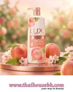 LUX Peachy Glow Body Wash 450 ml - Image 2
