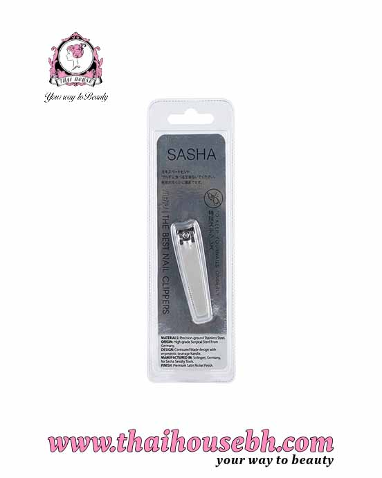 8859569789992 SASHA Nail Clipper Stainless Steel - Image 1